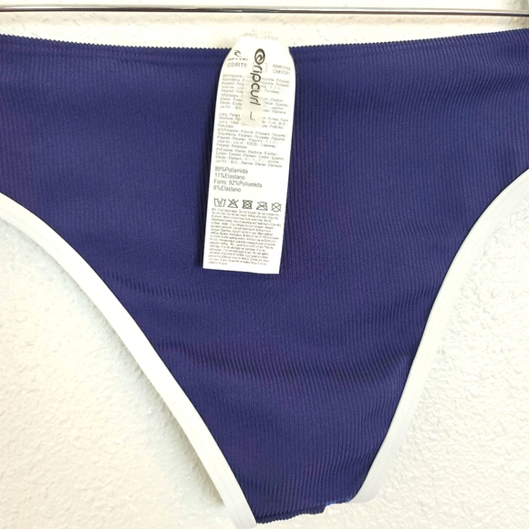 SAYULITA STRIPE LONGLINE TRI BIKINI TOP - Picture 6 of 14